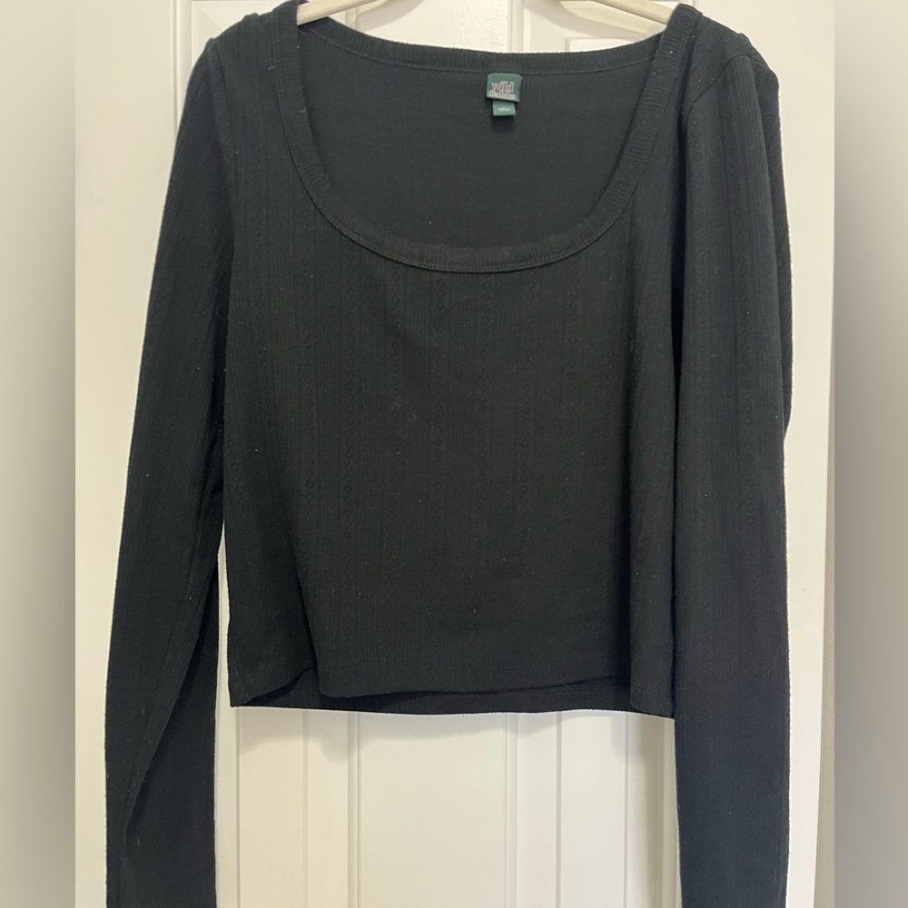 Wild Fable Black Long Sleeve Tee
